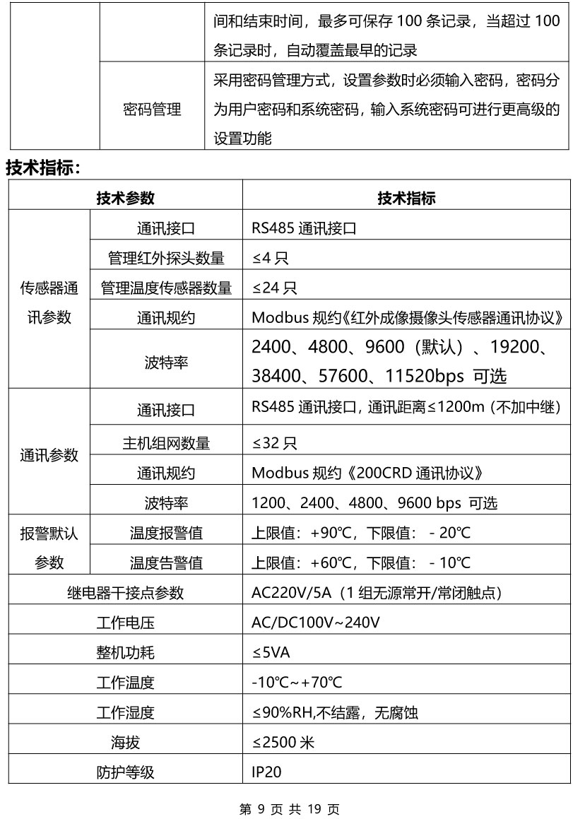 红外热成像无线测温装置