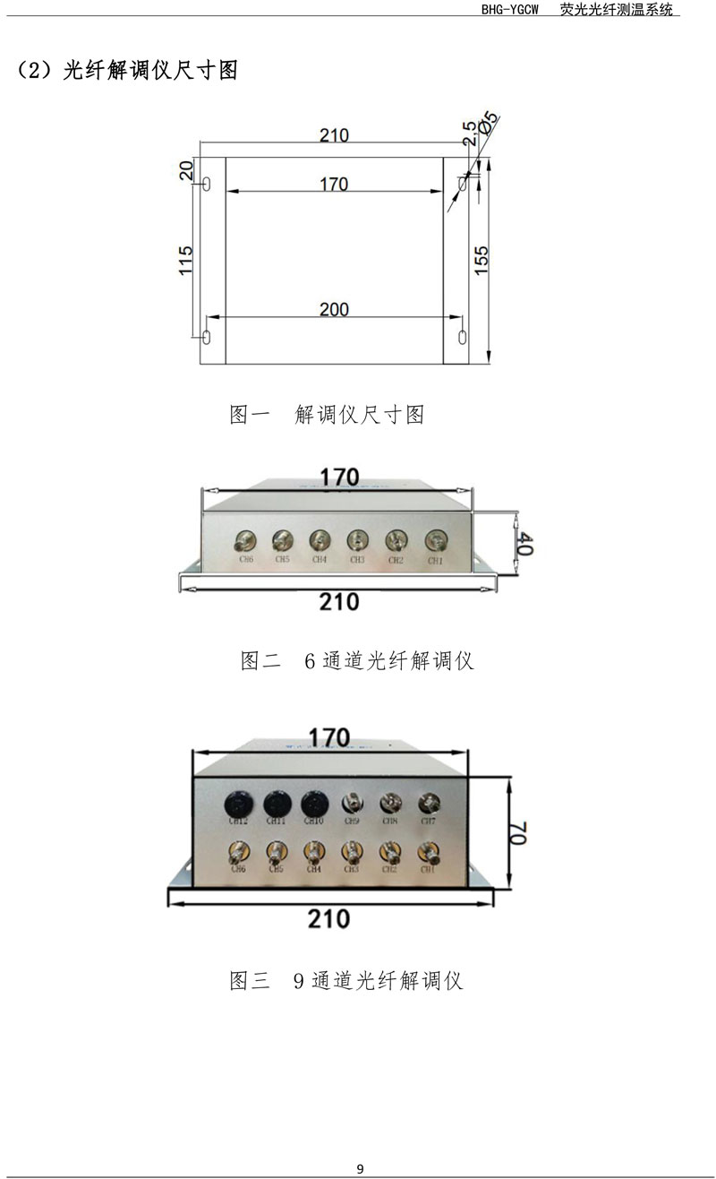 BHG-YGCW荧光光纤温度在线监测系统